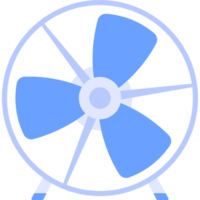 ventilatore elettrico fan cartone animato icona. domestico dispositivi per aria raffreddamento e condizionata, clima controllo png