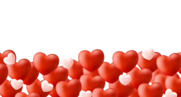 valentine heart love realistic balloon png