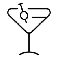 Venice cocktail icon outline vector. Carnival champagne vector