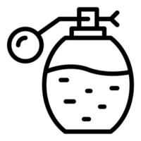 Spray bottle deodorant icon, outline style vector