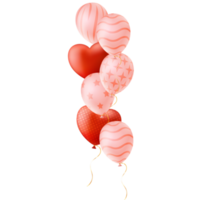 Valentinstag Herz Liebe realistischer Ballon png