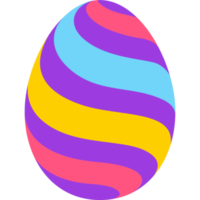 isolated easter egg flat style icon png