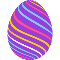 isolated easter egg flat style icon png