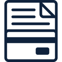 icône de document de carte de crédit png