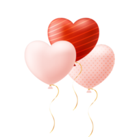 ballon réaliste d'amour coeur saint valentin png