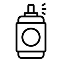 Safe aerosol icon, outline style vector