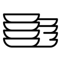 Repair dishwasher plumber icon, outline style vector