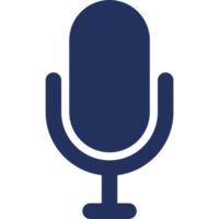 icône de microphone de podcast png