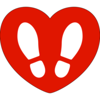 icono de corazón de amor de coronavirus png