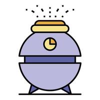 Water humidifier icon color outline vector