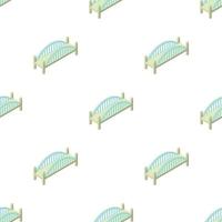 Short bridge pattern seamless vector