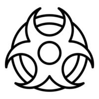 Stress toy icon outline vector. Fidget spinner vector