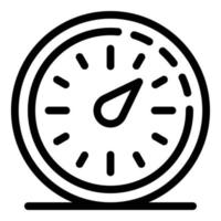 Stopwatch icon, outline style vector