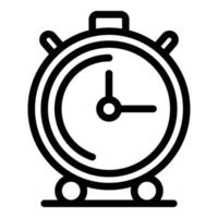 Timer icon, outline style vector