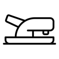 School hole punch icon, outline style vector