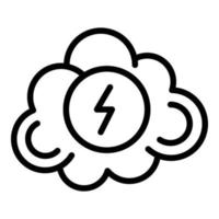 Brainstorming work icon outline vector. Business teamwork vector