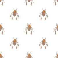 Insect bug pattern seamless vector