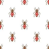 Insect bug pattern seamless vector