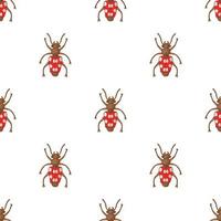 Insect bug pattern seamless vector