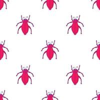 Insect bug pattern seamless vector