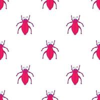 Insect bug pattern seamless vector