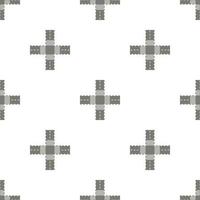 Empty road intersection pattern seamless vector