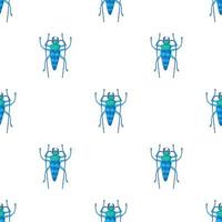 Insect bug pattern seamless vector