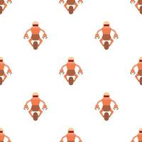 Robot guard pattern seamless vector