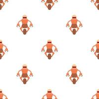 Robot guard pattern seamless vector