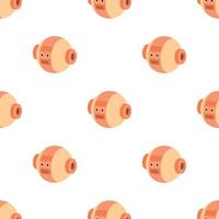 Robotic ball pattern seamless vector