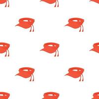 Summer cap pattern seamless vector