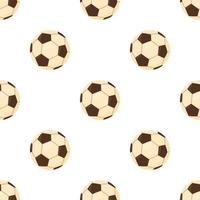 pelota de fútbol, patrón, seamless, vector