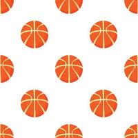 baloncesto, pelota, patrón, seamless, vector