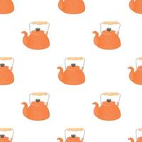Kettle pattern seamless vector