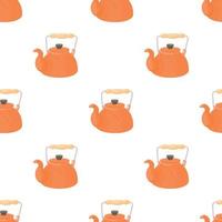 Kettle pattern seamless vector