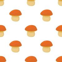 Boletus edulis pattern seamless vector