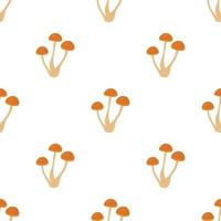 Honey agaric pattern seamless vector