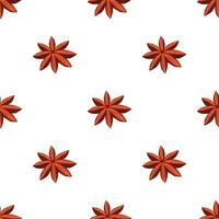 Anise pattern seamless vector