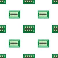 Computer bus pattern seamless vector