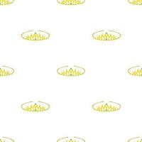 Tiara pattern seamless vector