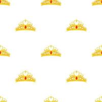 Diadem pattern seamless vector