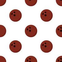 Bowling ball pattern seamless vector