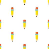 Pencil pattern seamless vector