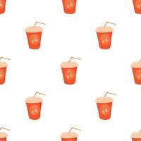 Soda pattern seamless vector