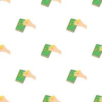 Fix smartphone pattern seamless vector