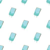 Smartphone in water pattern seamless vector