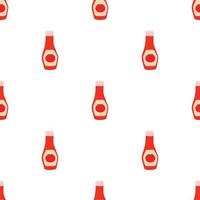 Ketchup pattern seamless vector