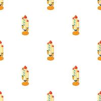 Multi stage rocket pattern seamless vector