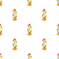 Multi stage rocket pattern seamless vector