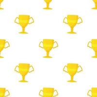 Winner cup pattern seamless vector